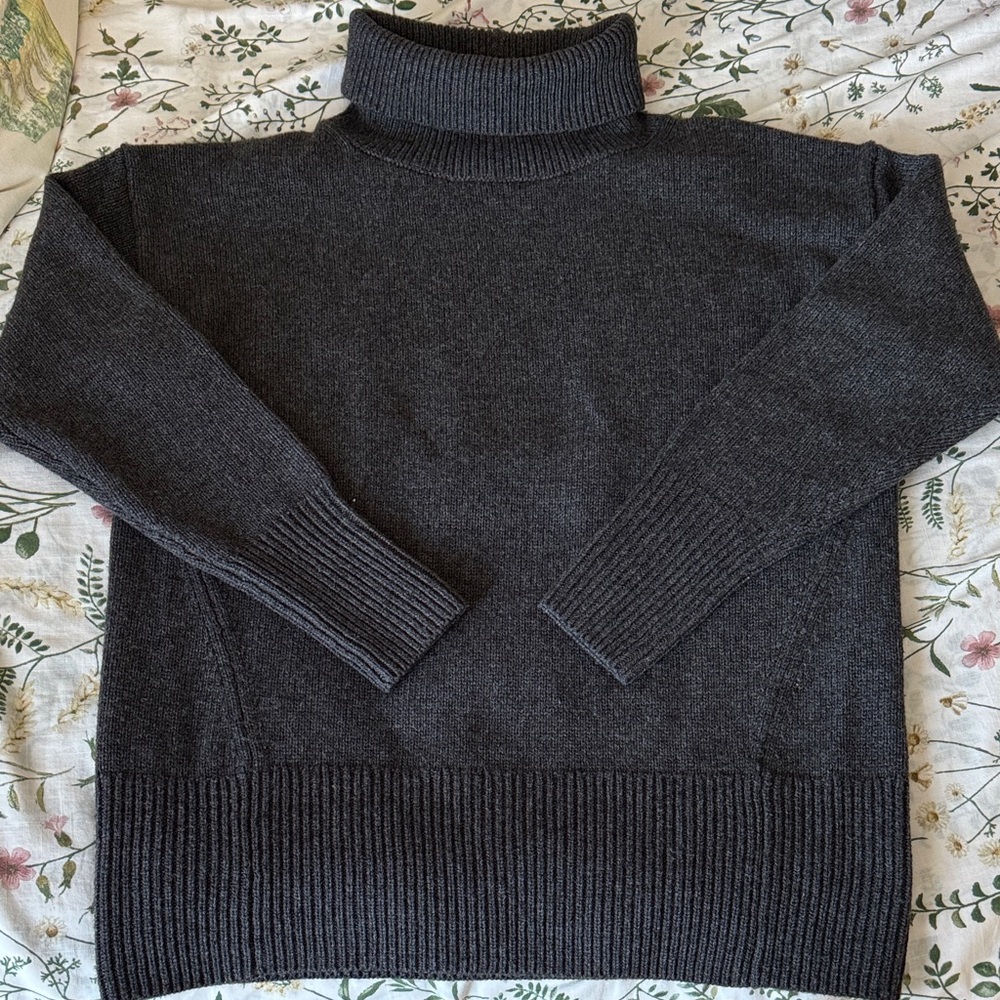 Babaton Dark Gray Turtleneck Sweater